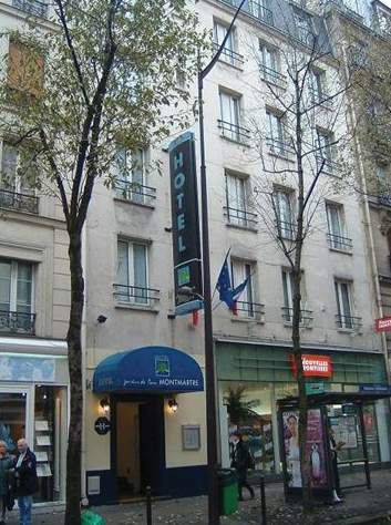 HOTEL JARDINS DE PARIS MONTMARTRE